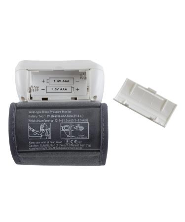Bluestone Automatic Wrist Blood Pressure Monitor - Fast Readings, Digital LCD Display, Adjustable Cuff (White) - Buy Online on GoSupps.com