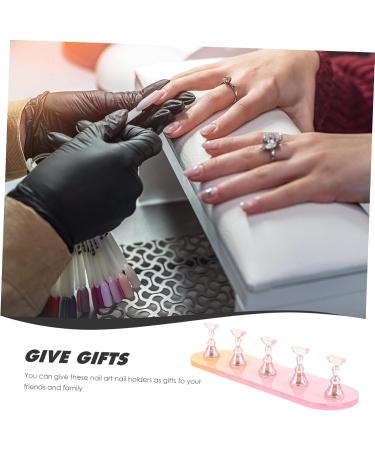 Ipetboom 1 Set Nail Practice Holder Magnetic Fake Nail Holder Beauty Nail Holders Training Nail Racks Beauty Nail Racks Beauty Nail Display Acrylic Nail Stand Manicure Nail Polish Plastic - Buy Online on GoSupps.com