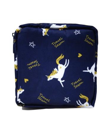 Honbay Stylish Large Capacity Sanitary Napkin Bag Tampons Pouch Nursing Pad Holder Coin Purse Makeup Bag