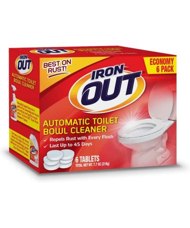 Iron OUT Rust Stain Remover Toilet Bowl Cleaner Set - 1 Tablet & Powerful Gel Spray - Pack of 1 - Buy Online on GoSupps.com