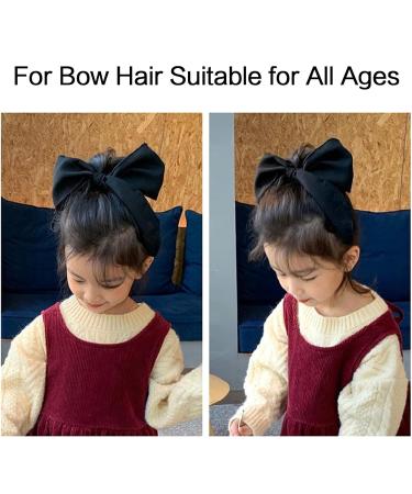 Buy Big Bowknot Hair Clips - 6 Large Loop Hair Accessories for Women Girls & Schoolgirls - Vibrant 6 Color Set - Buy Online on GoSupps.com