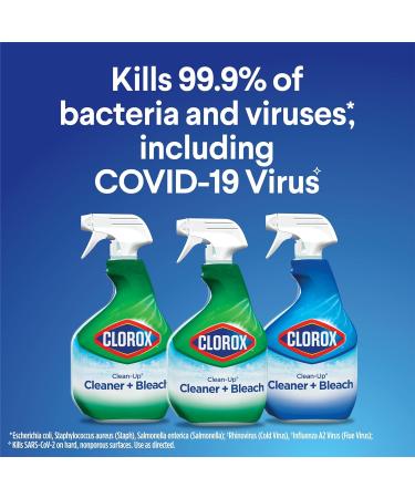 Clorox Clean-Up Cleaner + Bleach Value Pack 3 Disinfectant Sprays | Kitchen & Bathroom Cleaning | Rain Clean & Original Scent - 32 Ounces (Pack of 3) - Buy Online on GoSupps.com