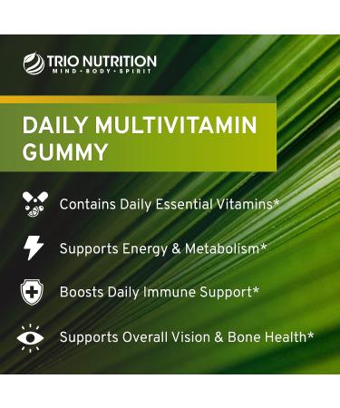 Adult Daily Multivitamin Gummy with Vitamins C & Zinc | Immune & Energy Support for Men & Women | Non-GMO & Gluten-Free - Buy Online on GoSupps.com