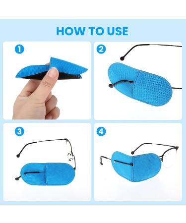 Buy Ouligay 6-Piece Eye Flaps for Glasses - Reusable Eye Covers for Lazy Eye Amblyopia & Strabismus in Adults & Children - International Shipping Available - Buy Online on GoSupps.com