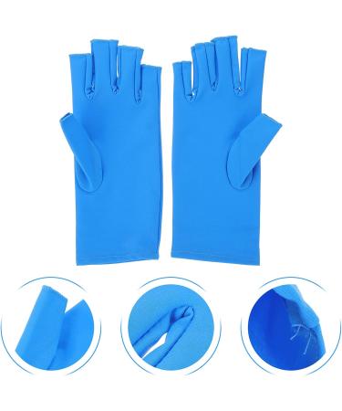 Beaupretty Nail Tool 1pair Mittens Nail Led Sun Hands Salon Fingerless Home Blue Anti- Shield Hand For Dryer - resistant Shop Protector Gloves Care Drying from Manicures Lamp Fingerless Mittens - Buy Online on GoSupps.com
