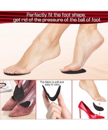 Metatarsal Pads 6 Pairs - Gel Foot Cushion Inserts for Women - All Day Pain Relief - Professional Reusable Forefoot Pads - Buy Online on GoSupps.com