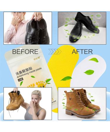 Outdoor Shoes Deodorant & Foot Deodorant Stickers - Natural Eucalyptus Lemongrass Odor Removal 20 Pcs - Buy Online on GoSupps.com