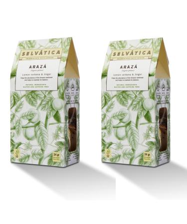 Araza - Amazonian Infusions Blend by SELVATICA | 12 tea bags in carton box (Pack 2) Arzaza Pack 2