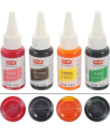 SOLUSTRE 4 Food Coloring Decor Cake Kit Kitchen Baking Supplies Candy Baking Supplies Icing Colors Cake Food Egg Coloring Kit Food Dye Cake Baking Supplies Christmas Xanthan Gum Water Oil - Buy Online on GoSupps.com