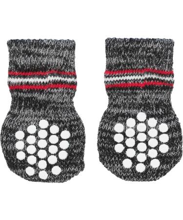 Trixie 19501 Anti-Slip Dog Socks - XS-S Size Grey - 2 Pcs for Small Dogs | International Shipping Available - Buy Online on GoSupps.com