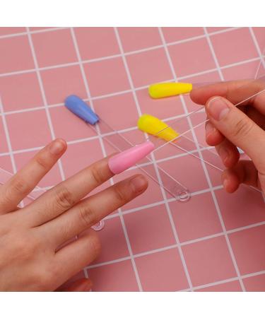 AIEX 50-Piece Transparent Nail Patterns Set - Fan-Shaped Nail Art Designs & Exercise Rods for Polish - Perfect for Nail Enthusiasts - Buy Online on GoSupps.com