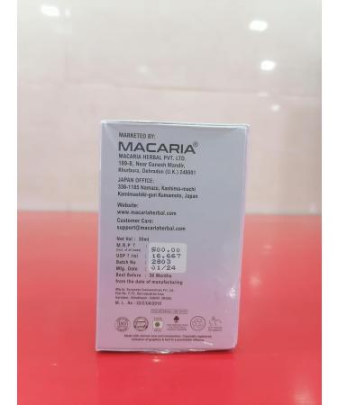 MACARIA YUII Dew Drops Vitamin E Glow Serum with Watermelon and Niacinamide for Bright and Even Skin Japanese Recipe - Buy Online on GoSupps.com