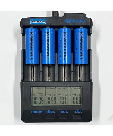 LiFePO4 18500 Rechargeable 3.2V 1000mAh Solar Battery - Perfect for Outdoor Solar Lights & Flashlights (4 Pack - Buy Online on GoSupps.com
