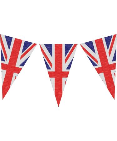 Edible Wafer Union Jack Bunting Cake Decoration/Cupcake Toppers - 36pc - Buy Online on GoSupps.com