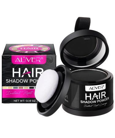 Approach powder waterproof hairline hair powder Immediate effect hair concealer to fill up with thinner hair for women and men (#1schwarz)