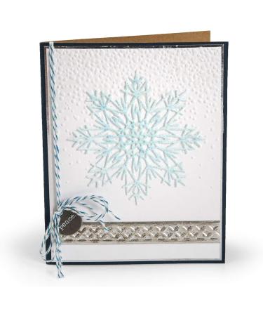Sizzix Snowfall Speckles Embossing Folder by Tim Holtz - Multi Color | One Size - Buy Online on GoSupps.com