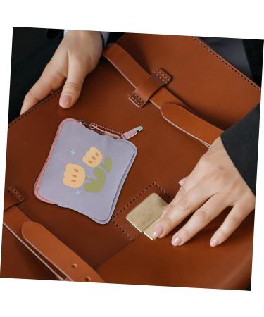 Anneome Women's Binding Storage Bag - Stylish Tampon Holder & Menstrual Tapes Organizer - Flower Pattern Portable Makeup Pocket - Buy Online on GoSupps.com