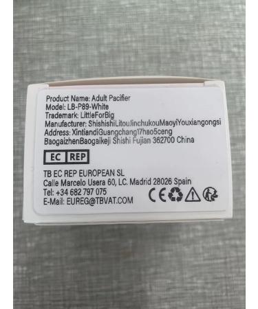 LittleForBig Bigshield Generation-3 Adult Chupete - White | International Shipping Available - Buy Online on GoSupps.com