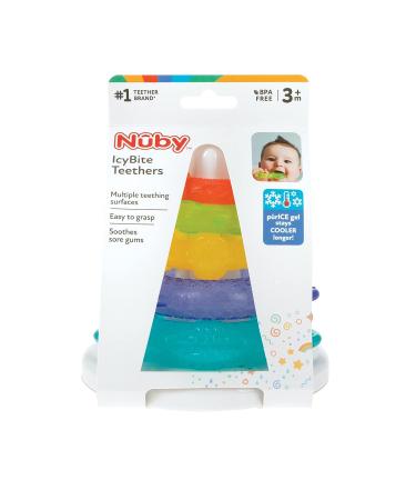 Nuby IcyBite Ocean Rings Teether - BPA-Free Baby Teething Toy for Teething Relief (3+ Months) - Buy Online on GoSupps.com