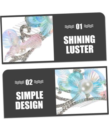 Ipetboom Rhinestone Comb Rhinestone Bobby Pins Headband Wig Hair Pin The Crown Hair Clip Hair Barrettes Tiara Girls Headpiece Girl Hairpiece Metal Rhinestones Miss Hair Comb - Buy Online on GoSupps.com