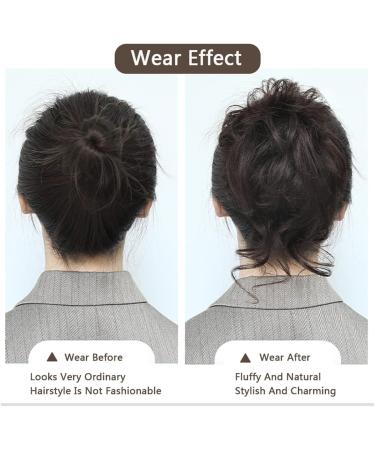 Messy Bun Hair Piece for Women Pieces Curly Chignon Donut Scrunchie for Women Messy Bun Hair Piece Synthetic Tousled Updo Hair Buns Extension Elastic Hair Band Hair Fake Hair Accessories for Women 97H60 - Buy Online on GoSupps.com