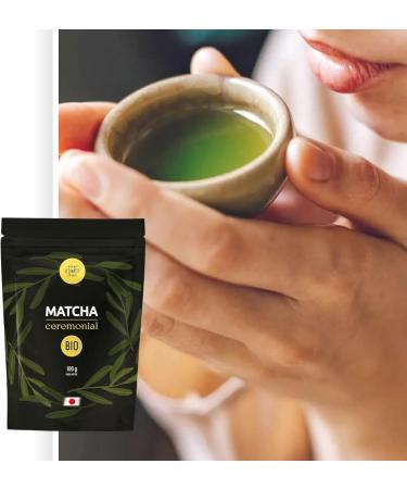 ECO WASSY Poudre de th matcha bio de qualit c r moniale japonaise. 100% naturel. 100 g de th vert minceur d toxifiant et antioxydant. Matcha bio pur. (100g) - Buy Online on GoSupps.com