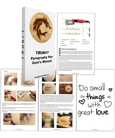 TRUArt Stage 1 Wood and Leather Pyrography Pen Kit - 21 Tips - Dual Power Mode - Best for Woodburning and Leather Crafts - Buy Online on GoSupps.com