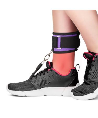 Drop Foot Support Adjustable Drop Foot Brace with Elastic Straps Foot Up Brace Orthosis Ankle Brace Support Foot Drop Postural Corrector for Improve Walking Gait Prevents Cramps Ankle Sprains