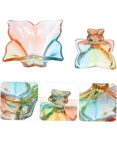 POPETPOP 1pc Nail Art Crystal Cup Nail Care Tools Nail Brush Dip Cup Nail Art Dappen Dish Nail Dappen Dish with Lid Powder Dappen Dish Bowl Nail Art Equipment Nail Cup Acrylic 9.1x9cm Assorted Color - Buy Online on GoSupps.com