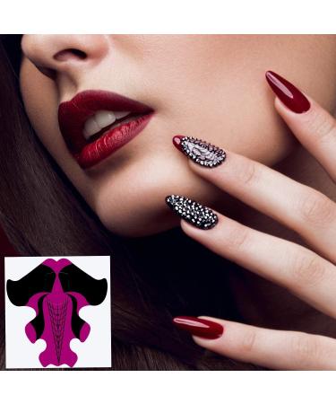 Gearmax 200 Pcs Nail Form Guide Stickers Nail Extension Form Stickers Goldfish Shaped Nail Extension Tips Self-Adhesive Art Nail Tips DIY Tools for Women Girls - Buy Online on GoSupps.com