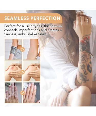 Maquillage imperm able pour les jambes et le corps sans transfert couvre les veines des jambes les cicatrices et les tatouages facile appliquer fond de teint durable (2# Medium Golw 3.4 FL OZ) - Buy Online on GoSupps.com