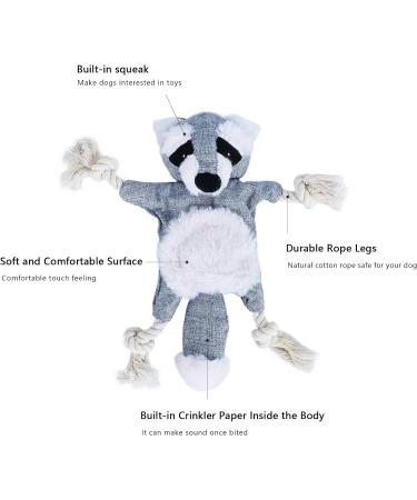 CITAMAMA Squeaky Dog Toys 5 Pack Plush Puppy Dog Toys Various Animals Shapes Training Toy Chew Toys for Puppy Small Dogs - Buy Online on GoSupps.com