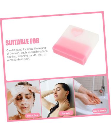 TOVINANNA Handmade Essential Oil Soap Shower Soap Bar Refreshing Skin Scrub Soap Handmade Bathing Soap Bar Handmade Soap Exfoliating Soap Refreshing Skin Soap Bar Manual Handwashing Fluid - Buy Online on GoSupps.com