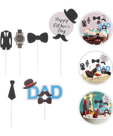 Theaque 1 Set Father's Day Cupcake Toppers Father's Day Dessert Topper for Party Decor - Buy Online on GoSupps.com