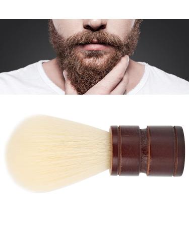 Ankroyu Razor Brush for Men | Professional Hairdressing Tools | Soft Nylon Bristles & Wooden Handle | Beard Purification & Neck Dusting Brush - Buy Online on GoSupps.com