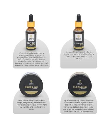 Buy Parallel Products Henna Hair Color Kit - Professional Tint for Grays & Roots - Complete Color Palette Included | International Shipping Available - Buy Online on GoSupps.com
