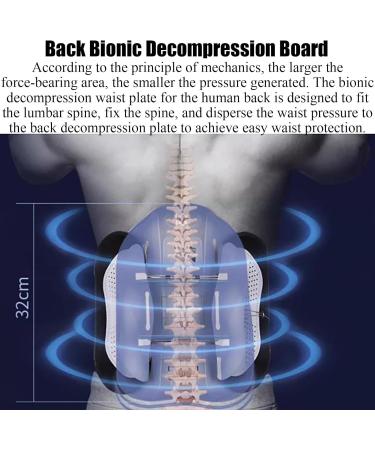 Adjustable Lumbar Brace - 360 Support with Bionic Decompression | Medium Size Orthotic Plate for Back Pain Relief - International Shipping Available - Buy Online on GoSupps.com