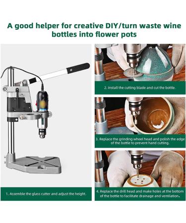 cartBit Electric Glass Bottle Cutter: 36Pcs Rotary Wine Bottle Cutter for DIY Creative Handicrafts - Buy Online on GoSupps.com