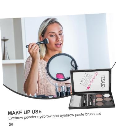 MAGICLULU 8 Sets Eyebrow Powder Set Eyebrow Brush Eye Mp Multifunctional Cosmetic Accessory Makeup Brush - Buy Online on GoSupps.com
