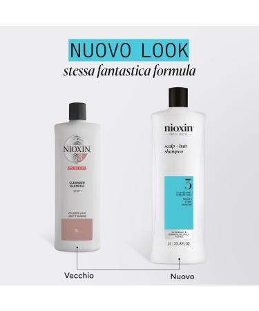 Nioxin System 3 Shampoo for Colored Thinning Hair Shampoo for colored thinning hair 1000ml - Buy Online on GoSupps.com