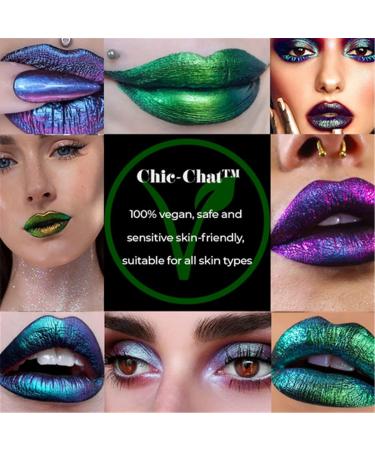 Chic-Chat Multi-Chrome Liquid Lipsticks Set | Long-Lasting Herbaluxy Chrome Lipstick Collection - Buy Online on GoSupps.com