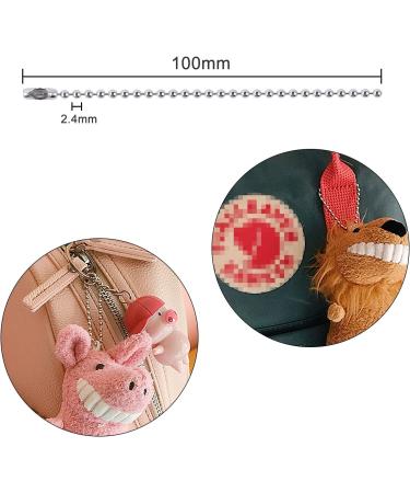 BronaGrand 150pcs 100mm Bead Connector Clasp, 2.4mm Ball Bead Chains Keychain - Key Rings Set - Buy Online on GoSupps.com