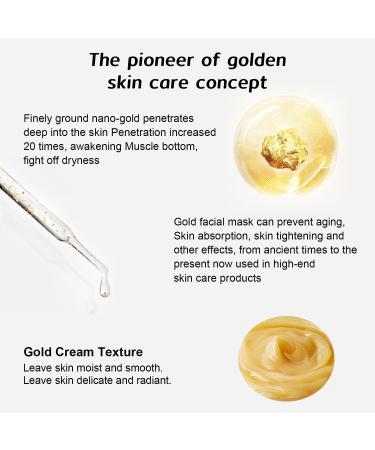 98.4% Gold Peel Off Facial Mask - Anti-Aging & Exfoliating Gold Face Mask for Pore Cleansing & Blackhead Removal - Shop Internationally - Buy Online on GoSupps.com