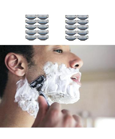 20 Men's Razor Replacement Blades - High-Quality Shaving Blades for Wet Shaving - Buy Online on GoSupps.com