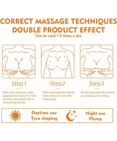 Saluaqui Chest Massage Lifting Oil 3pcs 30ml Women Chest Lifting Oil Improve Elasticity and Prevent Sagging Skin Firming Chest Massage Essential Oil - Buy Online on GoSupps.com