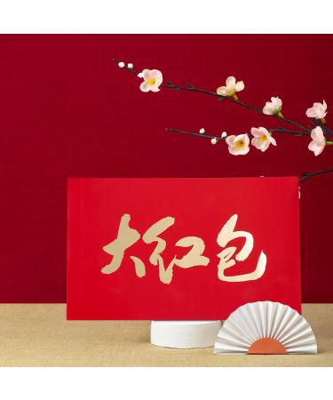 Folpus Chinese Lunar New Year Red Envelope Red Pocket Traditional Hongbao Hong Bao Wedding Red Packet for Wedding New Year Dowry - Buy Online on GoSupps.com