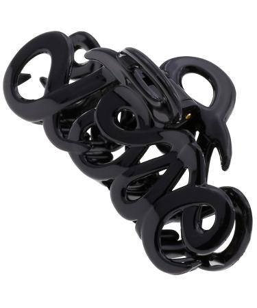 Camila Paris CP3026 French Hair Clip for Women  3.25 inch Girls Hair Claw Clips Jaw Black Cellulose  Fashion Durable and Styling Hair Accessories for Women  Strong Hold No Slip Grip  Made in France 3.23 Inch (Pack of 1) ...