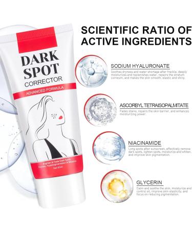  Wootapson Dark Spot Corrector Cream Skin Brightening Lotion Firming Moisturizing Cream hydrates effectively reduces skin imperfections and brightens the complexion Suitable for all - Buy Online on GoSupps.com