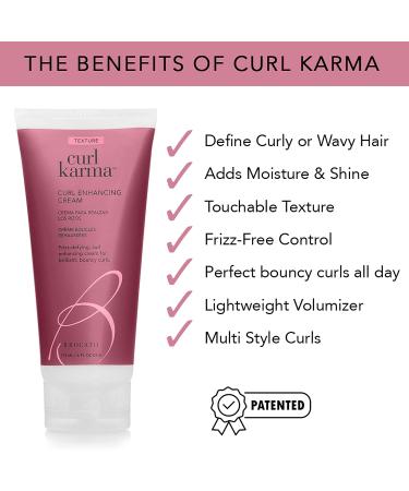 Brocato Curl Karma Curl Enhancing Cream 6 Fl Oz - Defining & Moisturizing | Fights Frizz, Adds Bounce & Shape for All Day Control - Buy Online on GoSupps.com