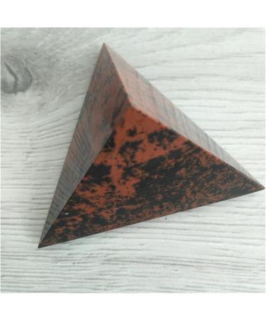 Red Obsidian Tetrahedron Pyramid Stone Stones Crystals Naturelle Cristal Pyramide Stone Crystal Reiki - Buy Online on GoSupps.com